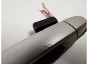 TOYOTA Avensis Verso M2 (2001–2009) Rear side door exterior handle and its parts - 3