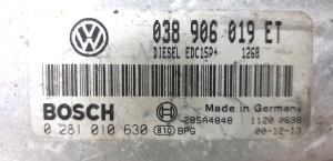 Volkswagen Sharan (1995–2010) Motorsteuergerät 038 906 019 ET - 3