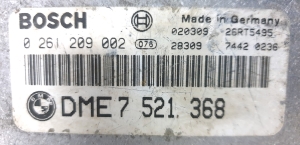 BMW 7 SERIJA E68 (2001–2008) Engine control unit DME7 521 368 - 3