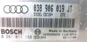 AUDI A4 B6 (2000–2005) Mootori juhtplokk 038 906 019 JT - 2
