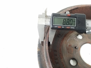 TOYOTA Yaris (2011–2020) Rear brake disc 42431-0D030 - 4