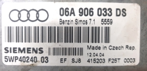 AUDI A3 8P (2003–2012) Mootori juhtplokk 06A 906 033 DS - 3