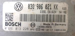 Volkswagen Jetta (2005–2011) Motorsteuergerät 03G 906 021 KK - 2