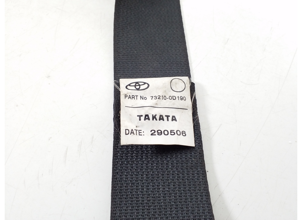 TOYOTA Yaris 2 generation (2005-2012) Передній правий ремінь безпеки 73210-0D190 21045534