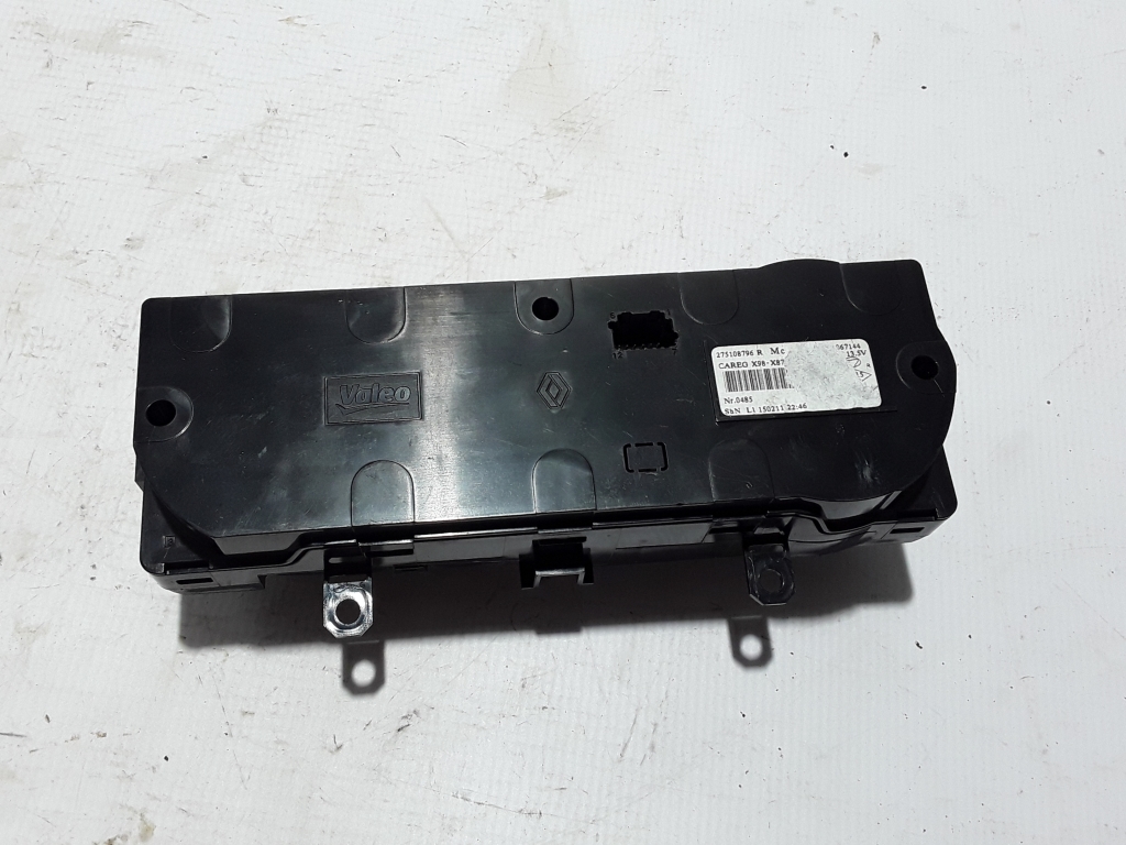 RENAULT Captur 1 generation (2013-2019) Climate  Control Unit 275108796R 22452216