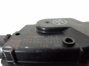 TOYOTA Yaris (2005–2011) Windshield wiper mechanism and its parts - 3