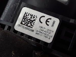 RENAULT Kangoo (2008–2020) Stūres drošības spilvens 985101175R - 2