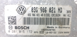Volkswagen Touran II (2010–2015) Motorsteuergerät 03G 906 021 ND - 2