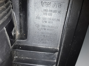 AUDI A3 8P (2003–2012) Luftfiltergehäuse 1K01296607AL - 2