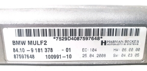 BMW 1 SERIES E81 (2007–2012) Vadības bloks 100991-10 - 3