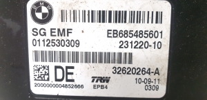 BMW 5 SERIES F07 (2009–2017) Module de commande du frein de stationnement électrique EB685485601 - 3