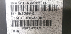 BMW 7 SERIJA E65 (2001–2008) Vadības bloks 3714-6 761 016-01 - 2