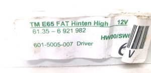 BMW 7 SERIJA E65 (2001–2008) Vadības bloks 61.35-6 921 982 - 2