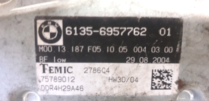 BMW 7 SERIJA E65 (2001–2008) Steuergerät 6135-6957762 01 - 2