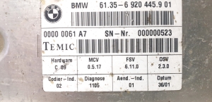 BMW 7 SERIJA E68 (2001–2008) Steuergerät 61.35-6 920 445.9 01 - 2