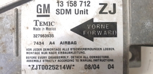 Opel Meriva (2003–2010) Airbagsteuergerät 13 158 712 - 2