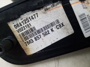 Volkswagen Sharan (1995–2010) Side mirror and its parts 7M3857502K - 5