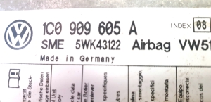 Volkswagen Transporter T5 (2003–2015) Airbag module 1C0 909 605 A - 2