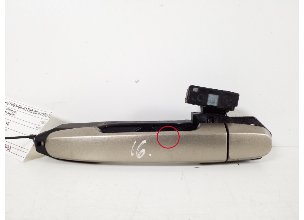 TOYOTA Prius 2 generation (XW20) (2003-2011) Left Side Sliding Door Exterior Handle 21091982