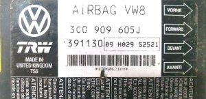 Volkswagen Passat B6 (2005–2010) Airbag module 3C0 909 605J - 3