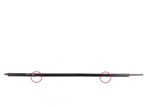   Baguette extérieure de vitre de porte avant  - 75712-42040 