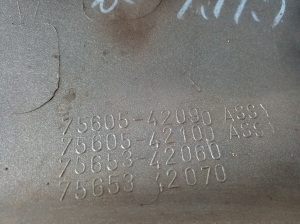 TOYOTA RAV 4 A2 (2000–2005) Abdeckung Kotflügel hinten 75653-42070 - 4