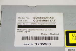Mazda 3 (2009–2013) Radio / CD-Player / DVD-Player / Navigation BDA566AH0A - 4