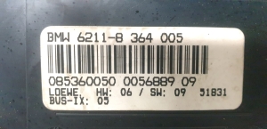 BMW 7 SERIJA E38 (1994–2001) Steuergerät 6211-8 364 005 - 2