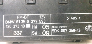 BMW 5 SERIES E39 (1995–2004) Module de commande 5DK 007 358-12 - 3