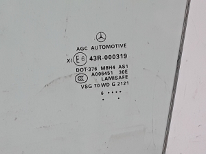 Mercedes Benz GLS 166 (2015–2019) Fenster Scheibe Tür vorne A1667200020 - 4
