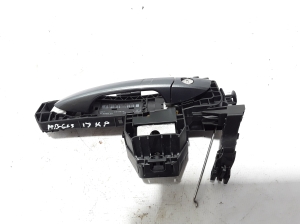 Front door external opening handle and its details