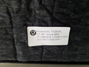 Skoda Superb (2008–2015) Glove box 3T1864819 - 2