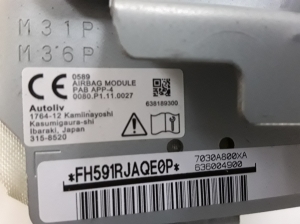 Mitsubishi L 200 (2015–2026) Pasažiera drošības spilvens panelī 638189300 - 2
