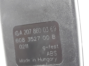 Mercedes Benz E-Class W207 (2009–2017) Sicherheitsgurtschloss hinten A2078600369 - 2
