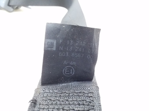 Opel Zafira B (2005–2014) Sicherheitsgurt hinten 13242319 - 3