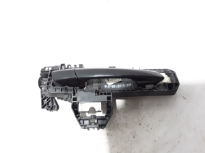 Front door external opening handle and its details