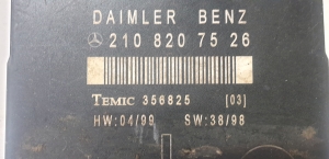 Mercedes Benz E-Class W210 (1995–2002) Module de commande 210 820 75 26 - 2