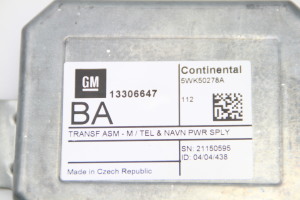 Opel Astra J (2009–2017) GPS control unit 13306647 - 2