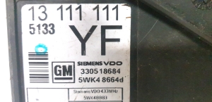 Opel Meriva (2003–2010) Control unit 3305 18684 - 3
