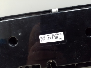 Subaru Legacy (2014–2026) Salona sildītāja vadības panelis 72311AL11B - 3