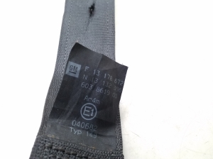 Opel Zafira B (2005–2014) Sicherheitsgurt hinten 13178672 - 4