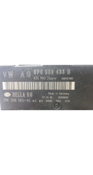 AUDI A3 8P (2003–2012) Mugavusmoodul 8P0 959 433 B - 2