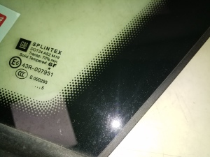 Opel Zafira B (2005–2014) Front body quarter glass 13123920 - 2