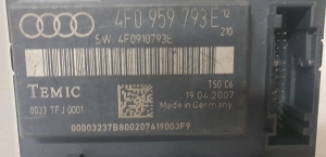 AUDI A6 C6 (2004–2011) Front door control unit 4F0 959 793E - 3