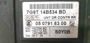 Ford Galaxy (2006–2015) Control unit 7G9T 14B533 BD - 2
