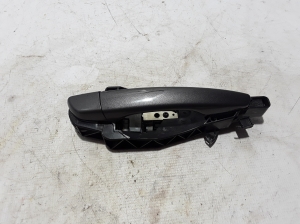 Front door external opening handle and its details