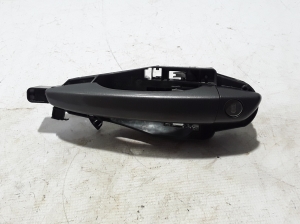 Front door external opening handle and its details