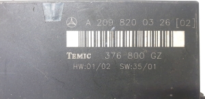 Mercedes Benz CLK-Class 209 (2002–2009) Mugavusmoodul A 209 820 03 26 - 3