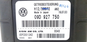 Volkswagen Touareg I (2002–2010) Getriebesteuergerät 09D 927 750 - 3