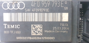 AUDI A6 C6 (2004–2011) Front door control unit 4F0 959 793E - 3